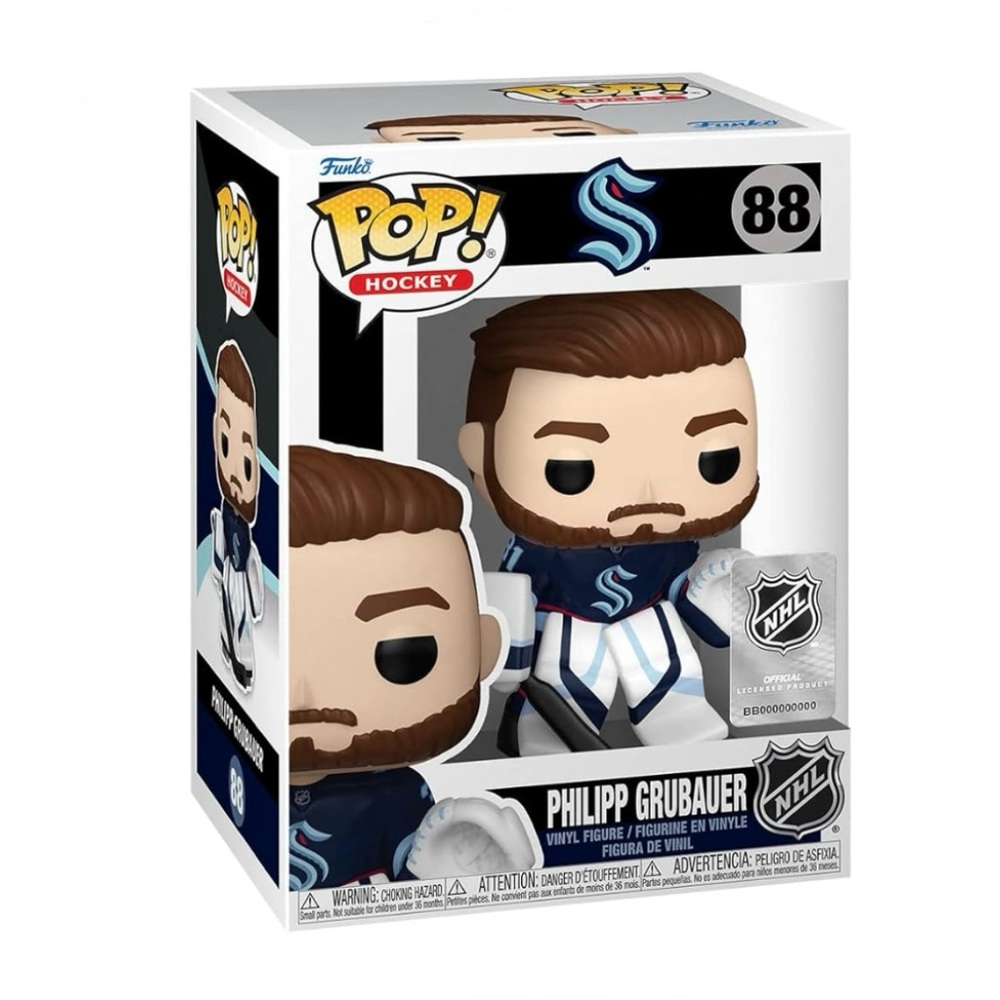 Funko POP! Seattle Kracken GRUBAUER NHL Hockey NWT